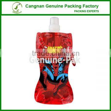 Spider design foldable water bottle for children