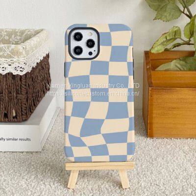Checkerboard Art Silicone Phone Case IPhone Phone Case photo-2