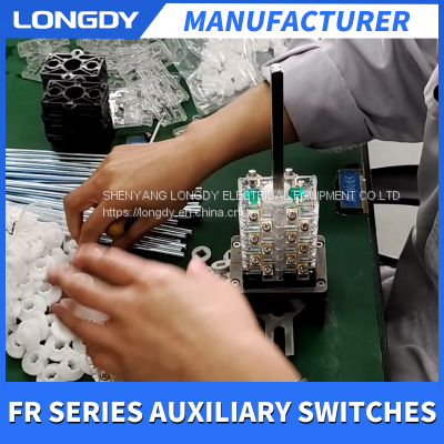 Auxiliary Switch Circuit Breaker Rail Transportation High Voltage Switch Pure Silver Contact PA66 Shell photo-3