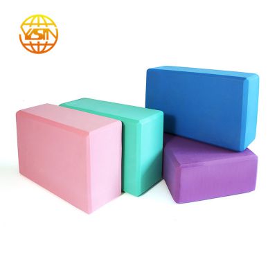 Eco Friendly EVA Materials Custom Logo Printed yoga blocks for back stretches