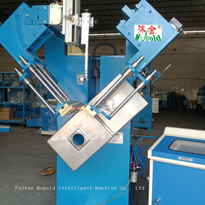 Corner seam welding machine handmade kitchen sink production line sink machines