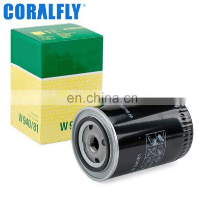 Engine oil filter w940 w940-23 w940/2x w940/17 w940/1 w940/25 for truck