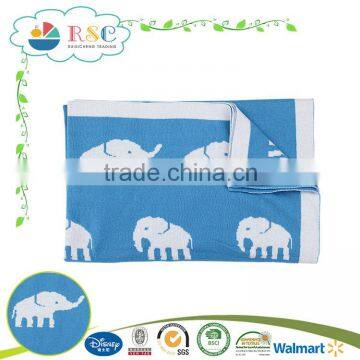wholesale high quality blue baby blanket for sale