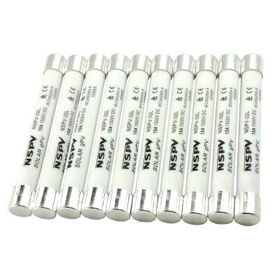 High Breaking Capacity Precision Process Quality Fuse 1500VDC 10*38mm Solar Fuse photo-2
