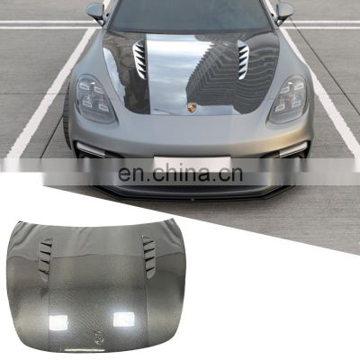 MSY Style High quality Carbon Fiber Hood For Porsche Panamera 971 Engine Bonnet