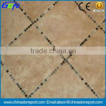 Popular Beige Marble Shiny Flooring Tile