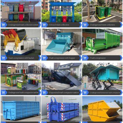 BOLI Scrap Bins Container Hook Lift Steel Skip Bin Trailer Steel Dustbin Trash Bin Large Waste Garbage Bin Hook Lift Container Dumpster for Sale photo-3