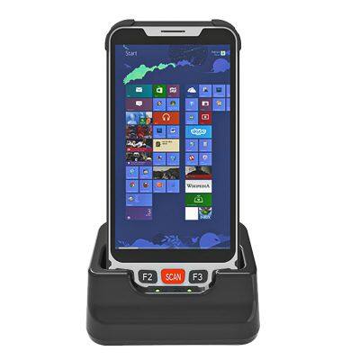 HP555 Cheapest Factory 5.5'' Win10 Pro Intel Z8350 IP66 PDA Handheld Terminal Mobile Computer with 2D Scanner UHF RFID NFC Docking