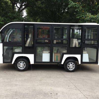Lk08 Electric Sightseeing Bus With Seats and Doors | Fully Enclosed 8-seater Sightseeing Bus | Electric Vehicle for Reception in Factories and Wharves photo-2