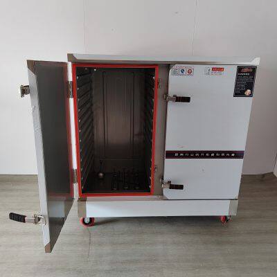 Professional 48 Tray Steam Rice Cabinet for Hotel and Banquet Kitchens