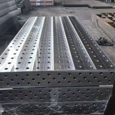 junyuan высокостойкий к износу стальной корпус ht300 высокоточный сварочный стол для роботов-манипуляторов, сварочный стол для гражданской обороны, физическая фабрика с большим количеством товаров в наличии