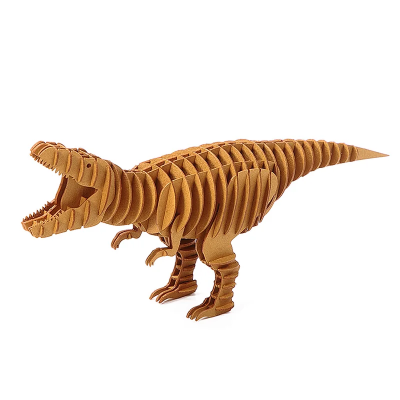 Custom Design DIY Dinosaur Paper Puzzle Model Toys Papercraft World 3D T-Rex Puzzle Tyrannosaurus Rex Kits for Kid&Adults