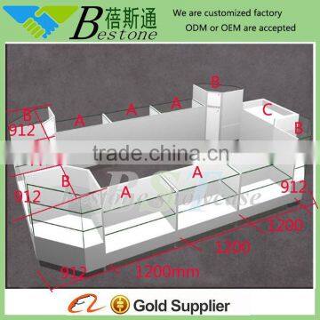 Full Enlocsed Showroom Interior Design,glass Showcase Cell Phone Kiosk photo-1