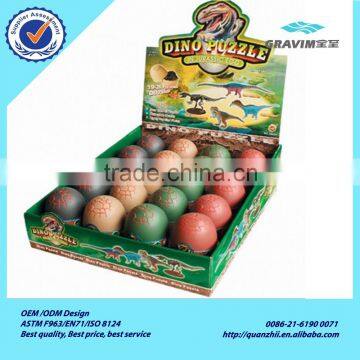 Fancy Assembly Colorful Plastic Dinosaur Puzzle in Jurassic Egg for Children Puzzle Games photo-2