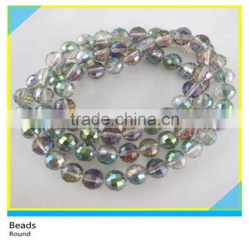 8mm/10mm Fashion Crystal Beads Strands Faceted Beads Disco Ball Glass Ball Beads