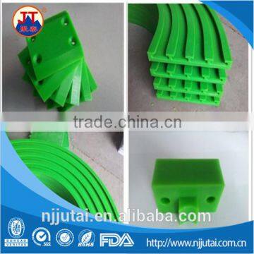 OEM machining guide rail green UHMWPE linear guide