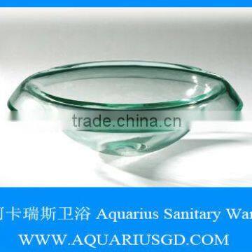 Transparent Stylish Glass Basin for Handwashing