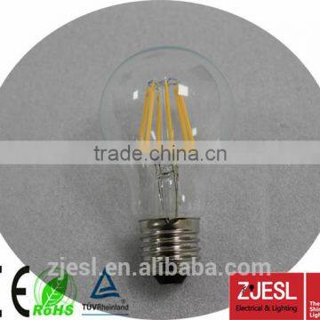 TUV CE ROHS Approved Clear Glass 6W E27 LED Filament Bulbs photo-2