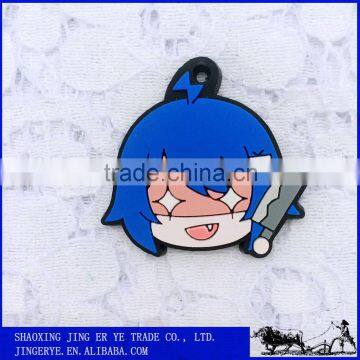 promotional cartoon characte pvc keychain souvenirs gifts