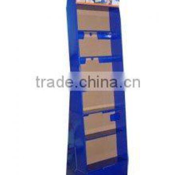 6 tier cardboard display stand