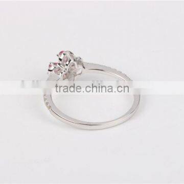 Guangzhou Factory OEM 925 Sterling Silver Zircon Ring,customize 9k,14k,18k Jewelry photo-6
