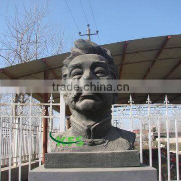 Bronze Chinese famous writer bust