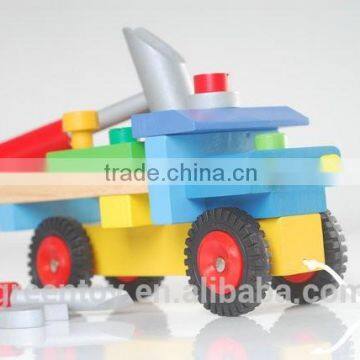 Compages toys, wooden car, wooden toy for kids