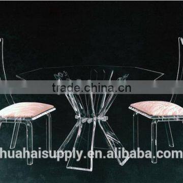 Acrylic Table and Chairs Set Wedding Furniture