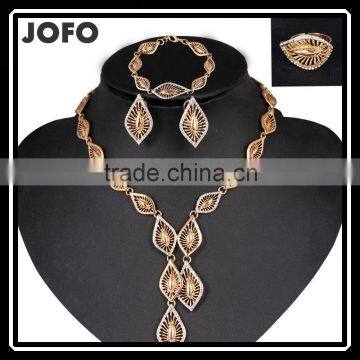 Latest Fashion Jewlery New Design And Gold Plated Jewelry Saudi Arabian Jewelry Set