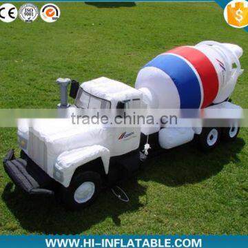 Hot-sell advertising inflatable mixer truck replica