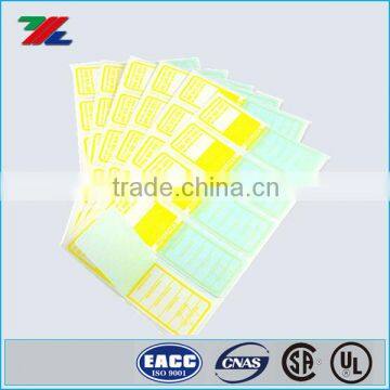 Industrial Strength Test Tag Mixed Colours / Self Laminated Test Tag Custom Logo Printable photo-3