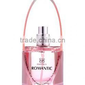 New design 50ml perfume glass bottle