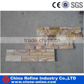 Colorful sandstone culture stone