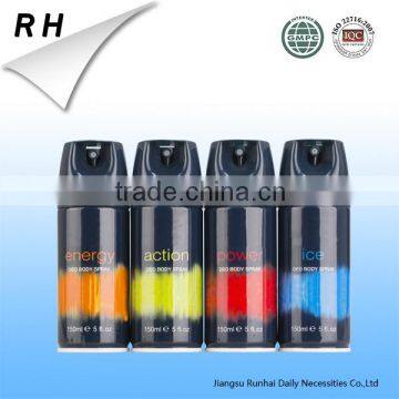 Hot Sale 150ml Mens Deodorant Body Spray