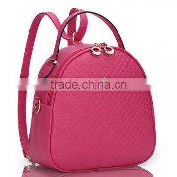 Chain Pattern Fashion Handbag New Leisure Girls PU Shoulder Backpack Bag photo-2