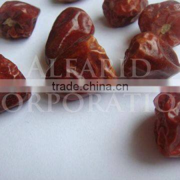 Dry Chillies without Aflatoxins Red Round Stem less Grade A