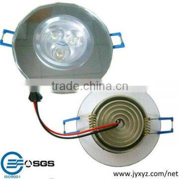 ShenZhen manufacture 3w high power enviromentally warm led crystal ceiling light