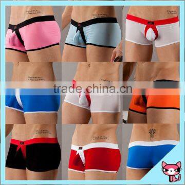 Hot Sexy Picture Boys Boxer Underwear Lycra Comfortable Mid Waist Boxer shorts underwear