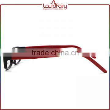 Laura Fairy Most Popular Hand Made Elegant Lady Red Black Acetate Optical Frames photo-3