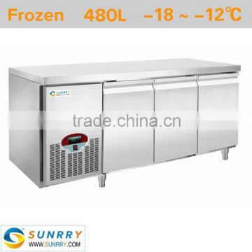 Made In China Japanese Table Top Refrigerators 480L Frozen Static Cooling (SY-RT480SF SUNRRY)