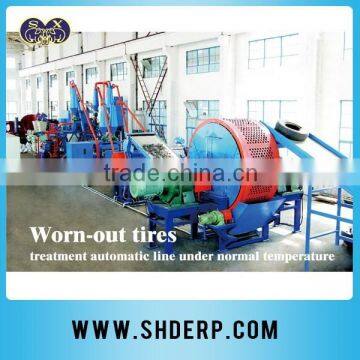 waste tyre recycling machine