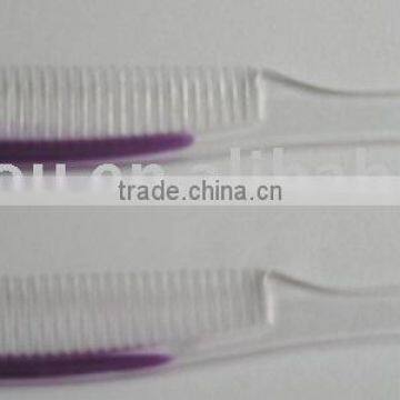 fashion practical hot-selling transparent plastic cheap hotel combs