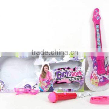 Item No.AL019231,Pink Electronic Guita for girl,Battery guitar,NEW ARRIVAL !!GOOD quality!!