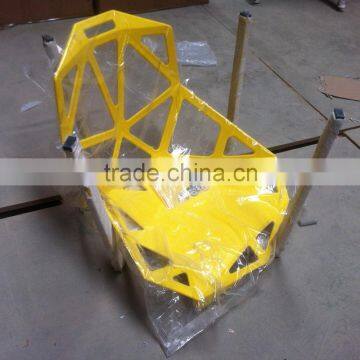 Unique Design High Quality Wholesale PP PLASTIC SOCCER CHAIR photo-3