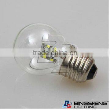 global type G45 AC85-265V 2W 3528SMD LED E27