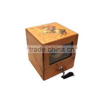 Ancients Automatic Wooden Double Watch Winder photo-3
