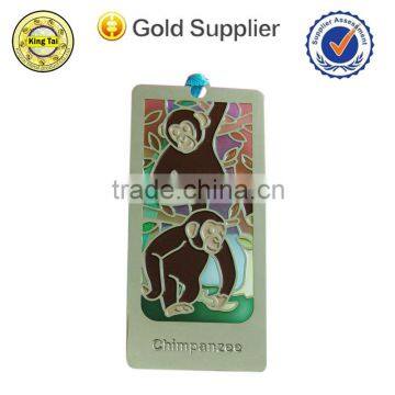 new design metal monkey bookmark