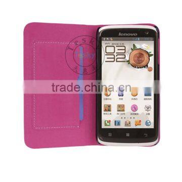 PU LEATHER CASE FOR LENOVO S820,CUTE STANDING POPULAR COVER SLEEVE