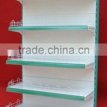 High quality fashion Eupo style chain store supermarket stand paper display shelf