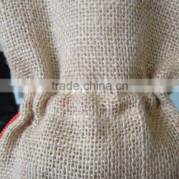 Jute Drawstring Wine Bag,wine Bottle Bag photo-3